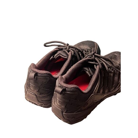Sketchers Work Compulsions Slip Resistant Black Low Top Sneakers Women’s 8 - Picture 4 of 10